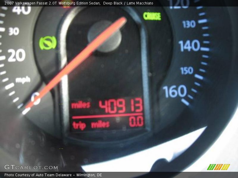 Deep Black / Latte Macchiato 2007 Volkswagen Passat 2.0T Wolfsburg Edition Sedan