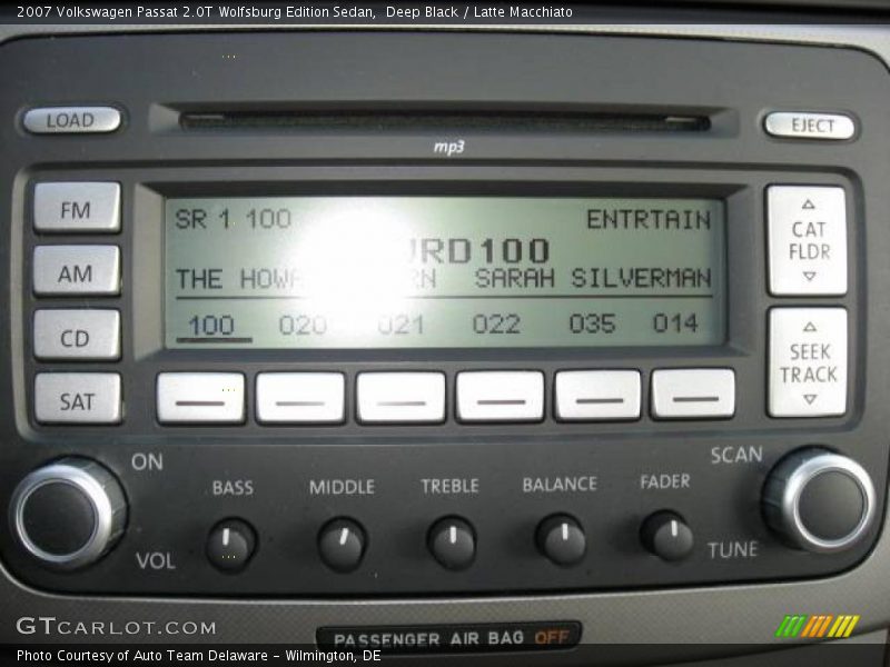 Deep Black / Latte Macchiato 2007 Volkswagen Passat 2.0T Wolfsburg Edition Sedan