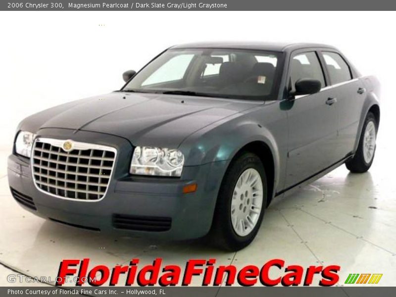 Magnesium Pearlcoat / Dark Slate Gray/Light Graystone 2006 Chrysler 300