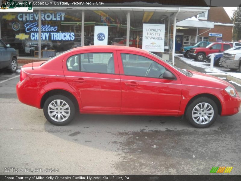 Victory Red / Gray 2009 Chevrolet Cobalt LS XFE Sedan