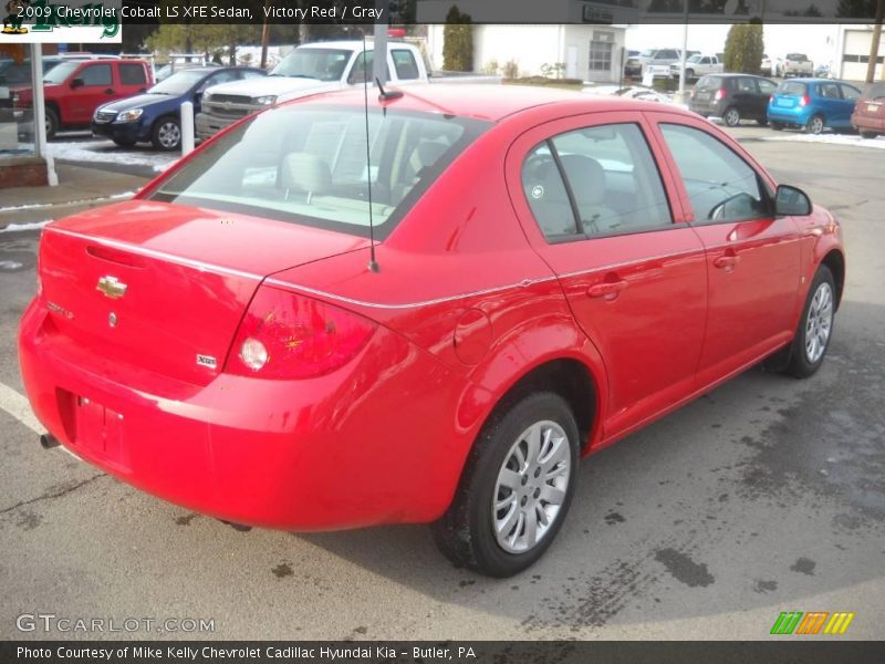 Victory Red / Gray 2009 Chevrolet Cobalt LS XFE Sedan