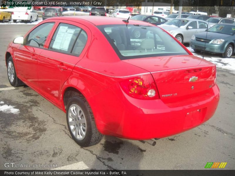 Victory Red / Gray 2009 Chevrolet Cobalt LS XFE Sedan