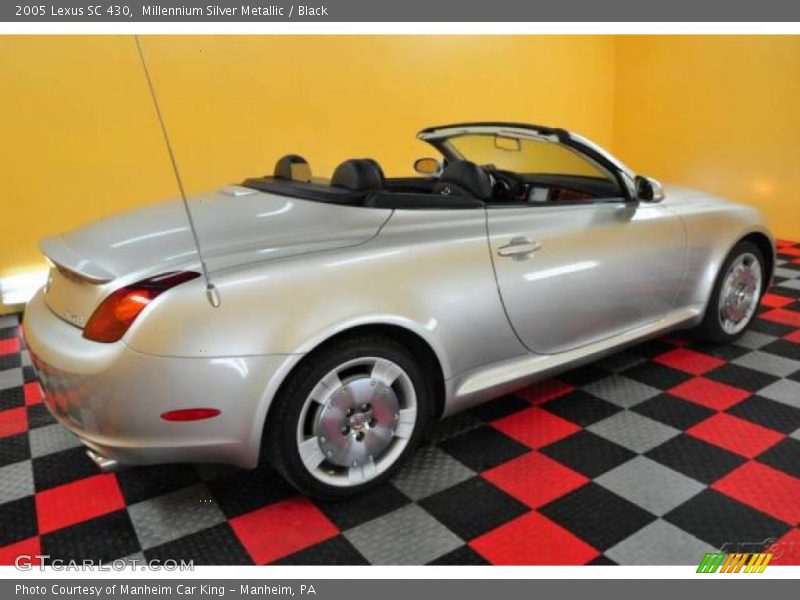 Millennium Silver Metallic / Black 2005 Lexus SC 430