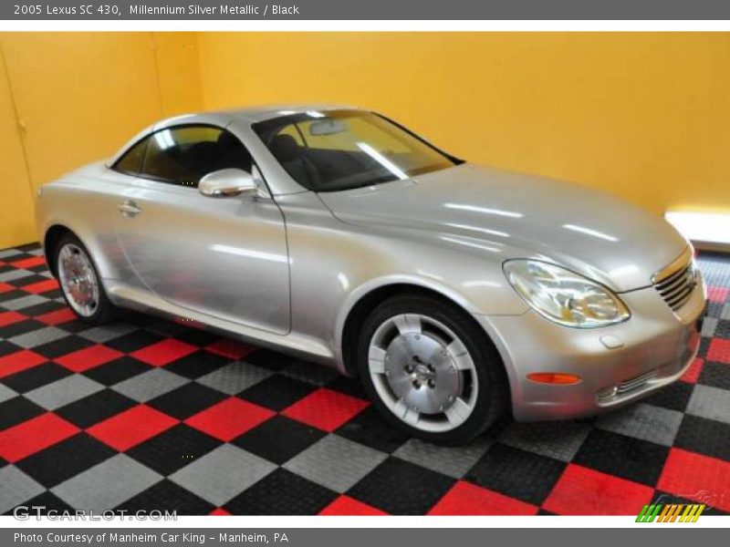 Millennium Silver Metallic / Black 2005 Lexus SC 430