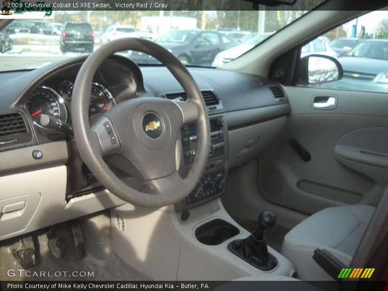 Victory Red / Gray 2009 Chevrolet Cobalt LS XFE Sedan