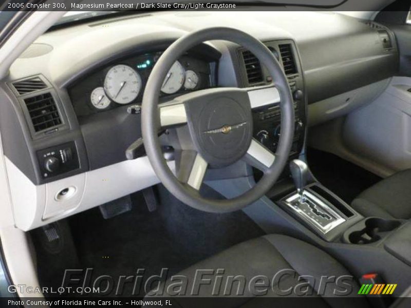 Magnesium Pearlcoat / Dark Slate Gray/Light Graystone 2006 Chrysler 300