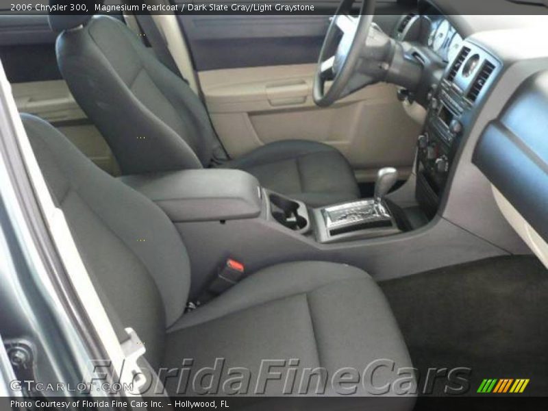 Magnesium Pearlcoat / Dark Slate Gray/Light Graystone 2006 Chrysler 300