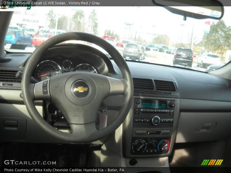 Victory Red / Gray 2009 Chevrolet Cobalt LS XFE Sedan
