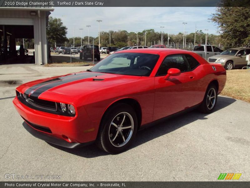 TorRed / Dark Slate Gray 2010 Dodge Challenger SE