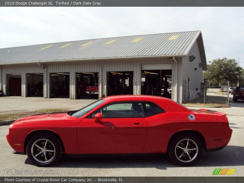 TorRed / Dark Slate Gray 2010 Dodge Challenger SE