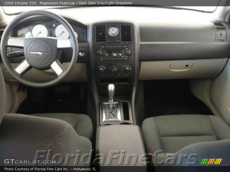 Magnesium Pearlcoat / Dark Slate Gray/Light Graystone 2006 Chrysler 300