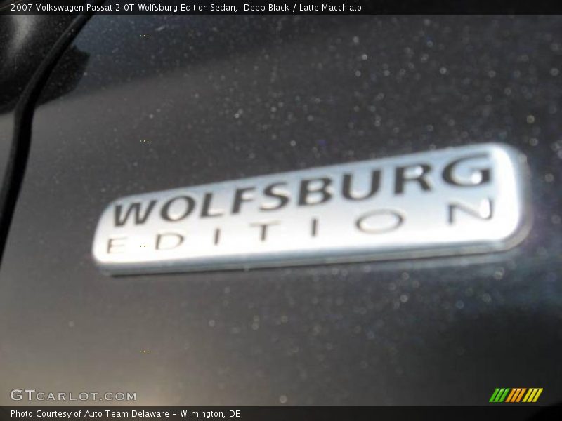 Deep Black / Latte Macchiato 2007 Volkswagen Passat 2.0T Wolfsburg Edition Sedan