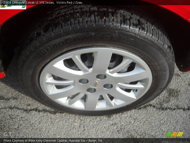 Victory Red / Gray 2009 Chevrolet Cobalt LS XFE Sedan