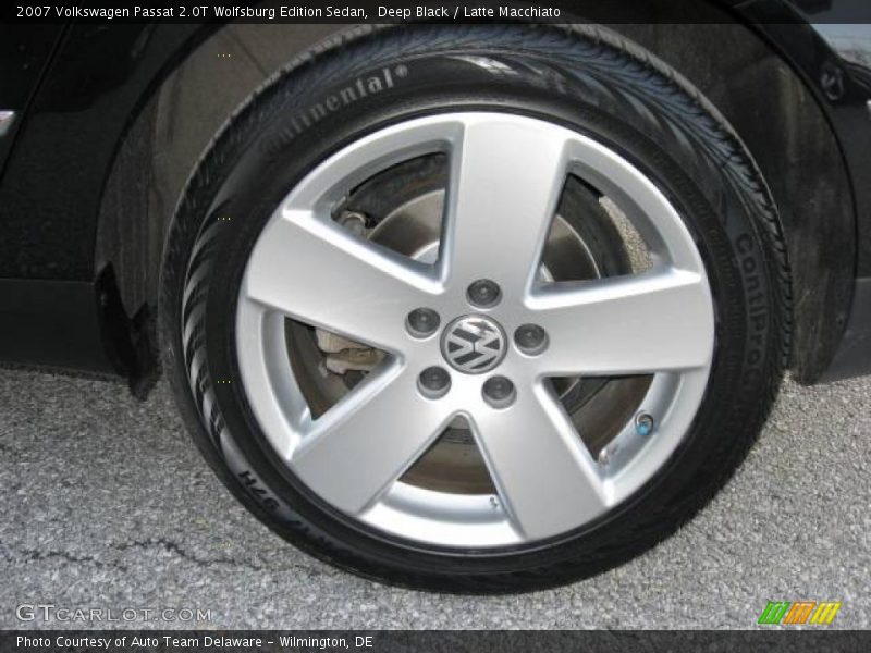 Deep Black / Latte Macchiato 2007 Volkswagen Passat 2.0T Wolfsburg Edition Sedan