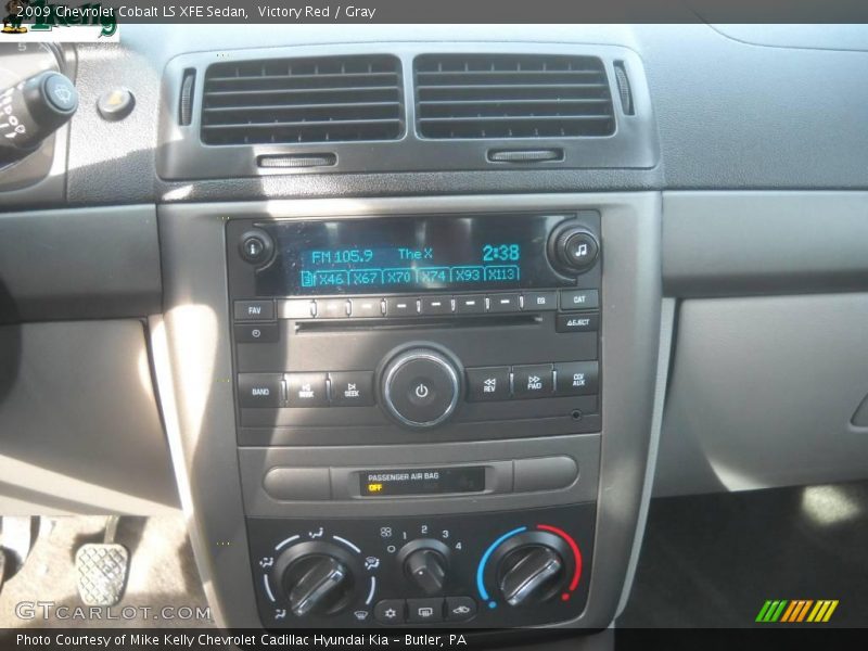 Victory Red / Gray 2009 Chevrolet Cobalt LS XFE Sedan