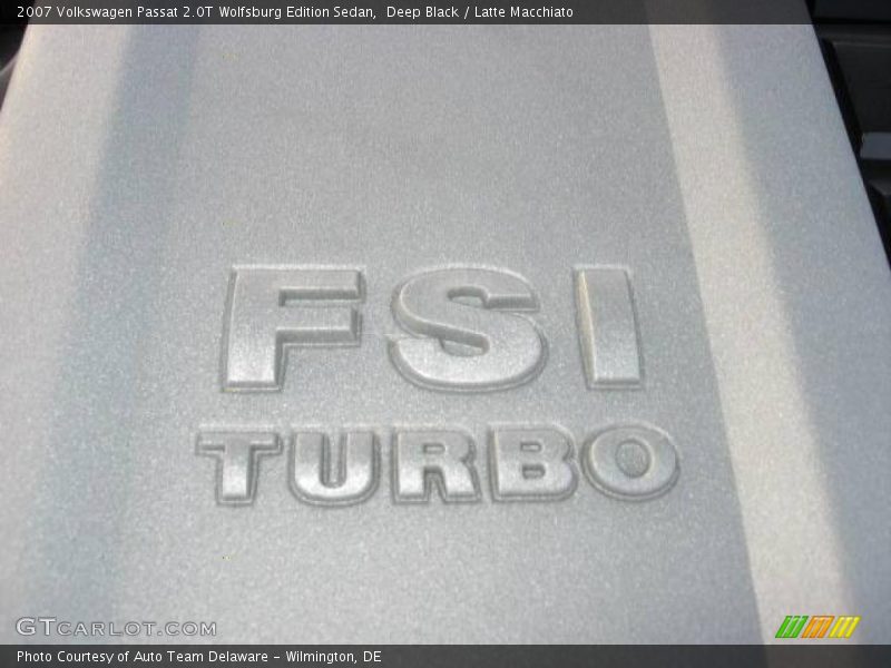 Deep Black / Latte Macchiato 2007 Volkswagen Passat 2.0T Wolfsburg Edition Sedan