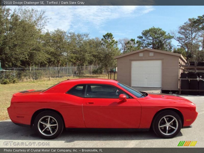 TorRed / Dark Slate Gray 2010 Dodge Challenger SE