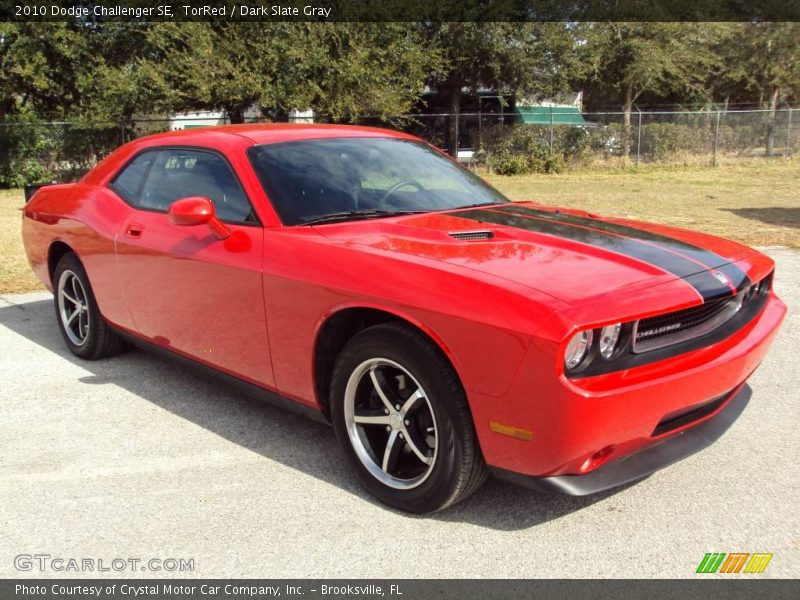 TorRed / Dark Slate Gray 2010 Dodge Challenger SE