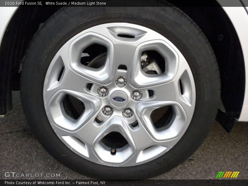 White Suede / Medium Light Stone 2010 Ford Fusion SE