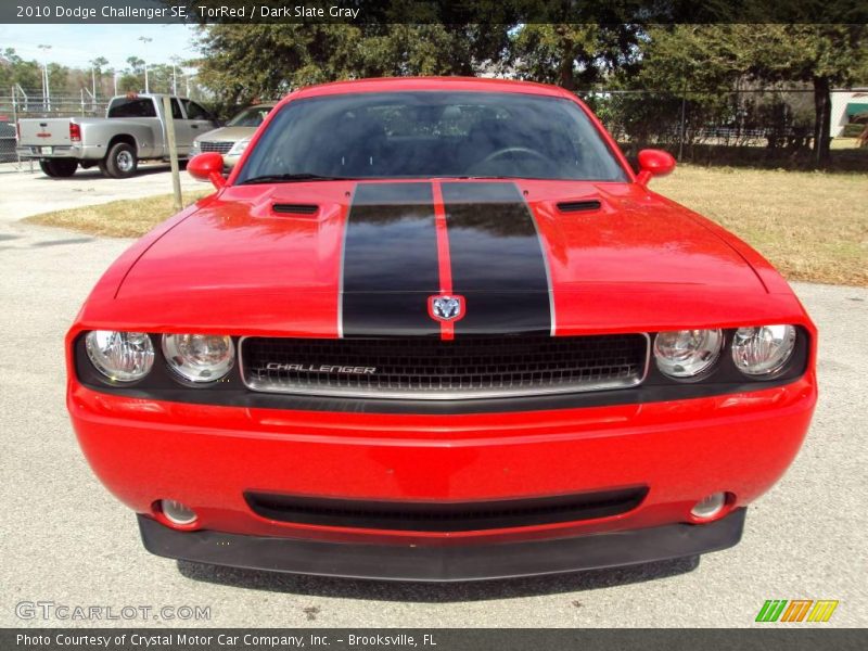TorRed / Dark Slate Gray 2010 Dodge Challenger SE