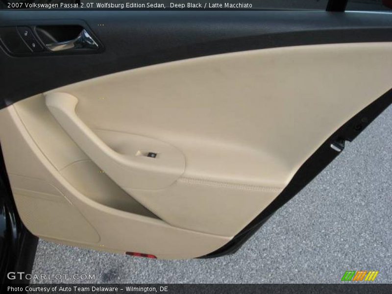 Deep Black / Latte Macchiato 2007 Volkswagen Passat 2.0T Wolfsburg Edition Sedan