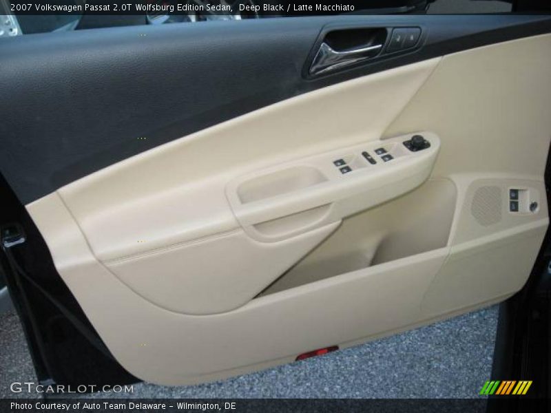 Deep Black / Latte Macchiato 2007 Volkswagen Passat 2.0T Wolfsburg Edition Sedan