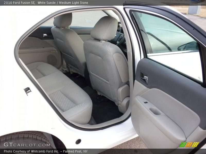 White Suede / Medium Light Stone 2010 Ford Fusion SE