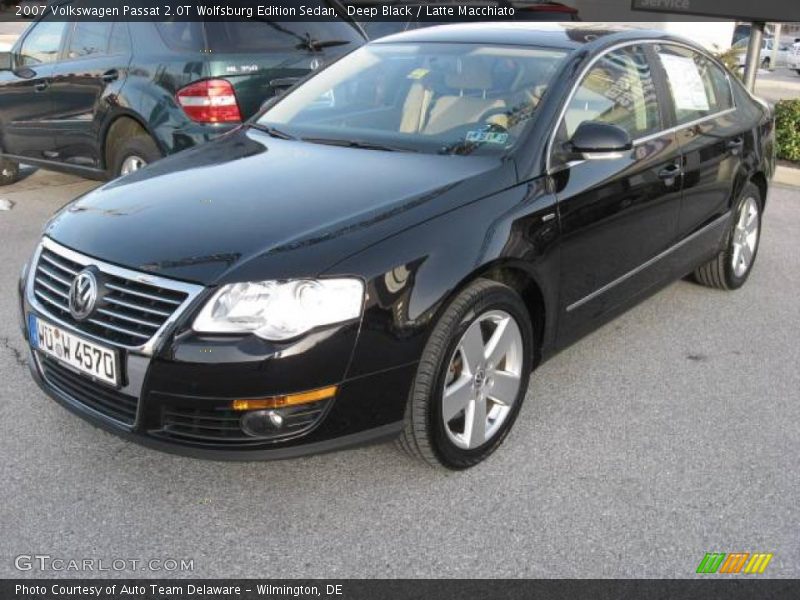 Deep Black / Latte Macchiato 2007 Volkswagen Passat 2.0T Wolfsburg Edition Sedan