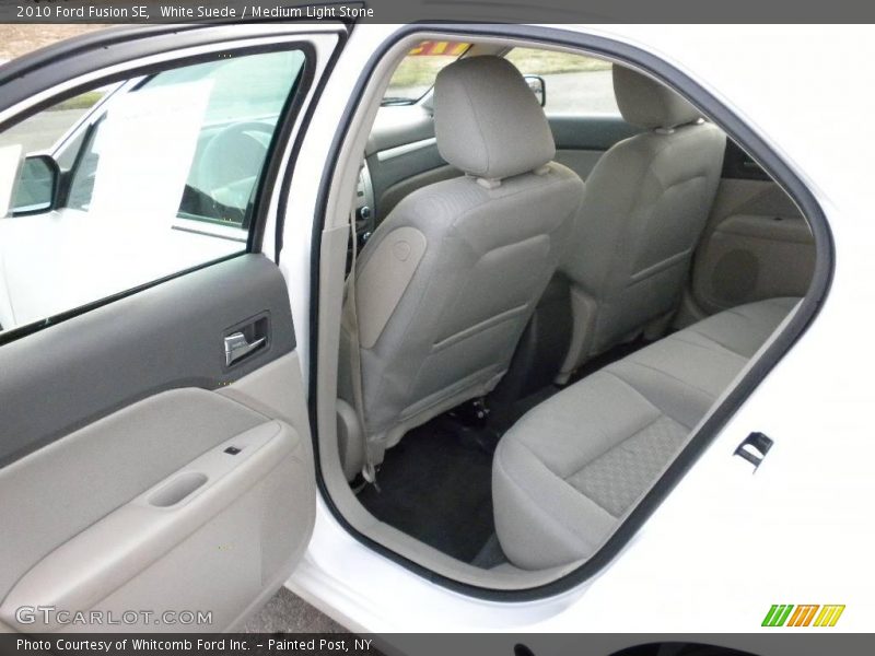 White Suede / Medium Light Stone 2010 Ford Fusion SE