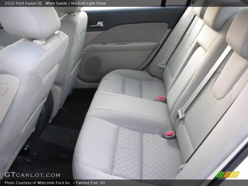 White Suede / Medium Light Stone 2010 Ford Fusion SE