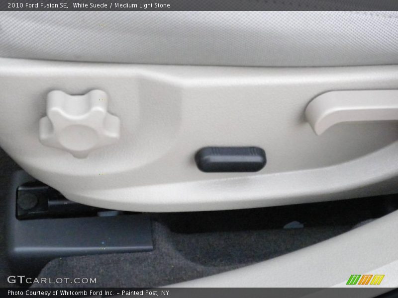 White Suede / Medium Light Stone 2010 Ford Fusion SE