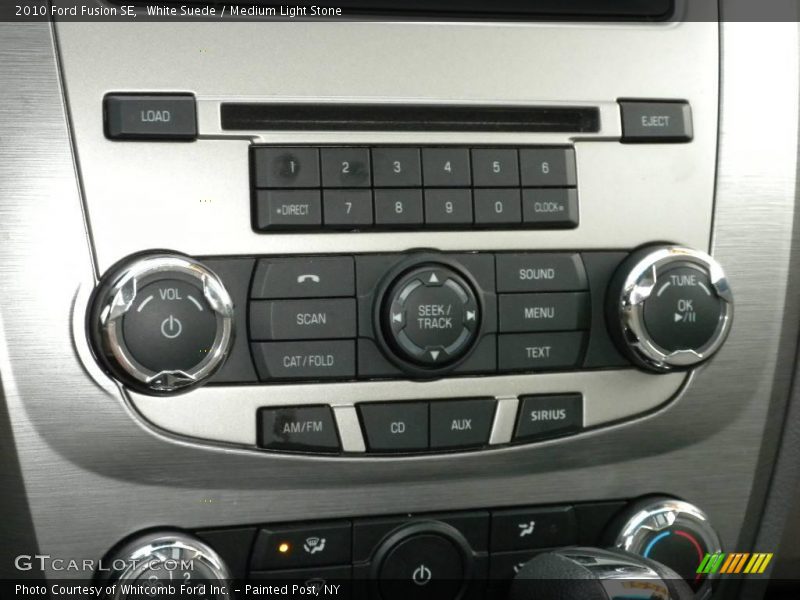 White Suede / Medium Light Stone 2010 Ford Fusion SE
