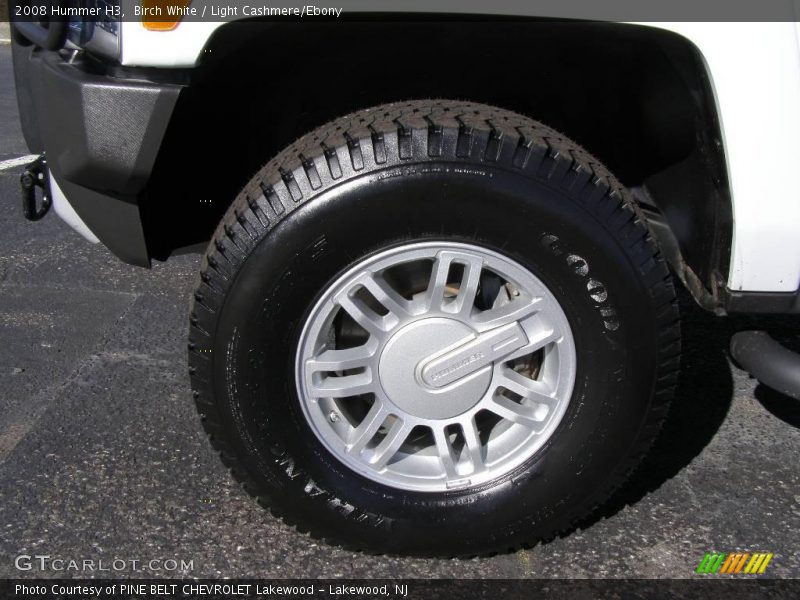 Birch White / Light Cashmere/Ebony 2008 Hummer H3