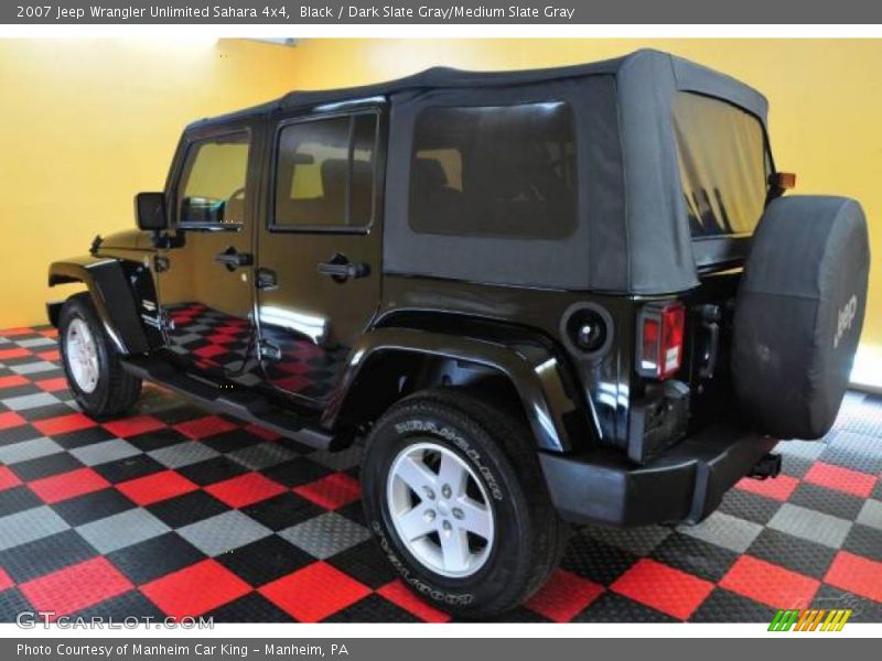 Black / Dark Slate Gray/Medium Slate Gray 2007 Jeep Wrangler Unlimited Sahara 4x4