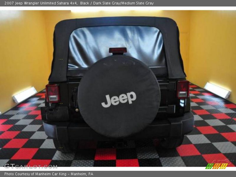 Black / Dark Slate Gray/Medium Slate Gray 2007 Jeep Wrangler Unlimited Sahara 4x4