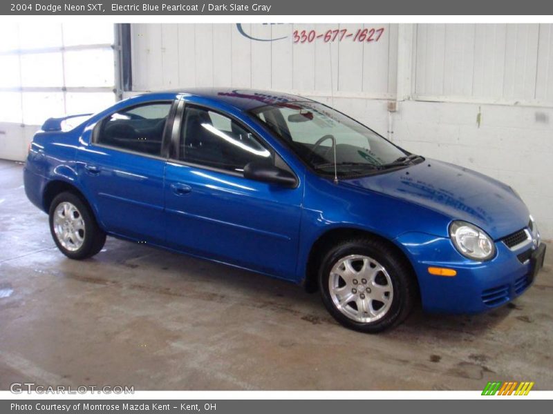 Electric Blue Pearlcoat / Dark Slate Gray 2004 Dodge Neon SXT