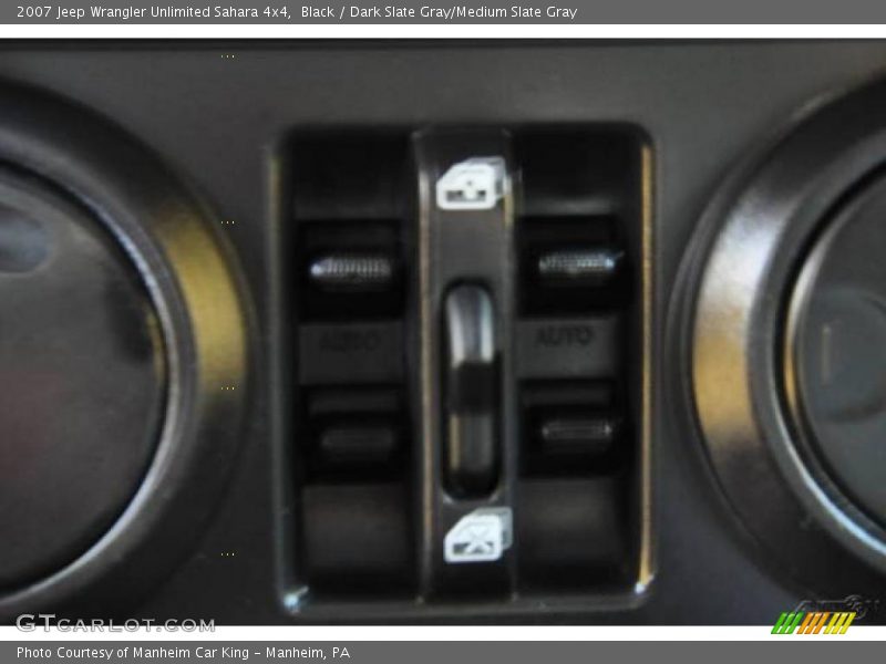 Black / Dark Slate Gray/Medium Slate Gray 2007 Jeep Wrangler Unlimited Sahara 4x4