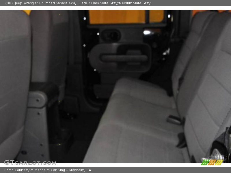 Black / Dark Slate Gray/Medium Slate Gray 2007 Jeep Wrangler Unlimited Sahara 4x4