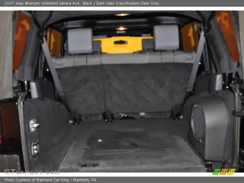 Black / Dark Slate Gray/Medium Slate Gray 2007 Jeep Wrangler Unlimited Sahara 4x4