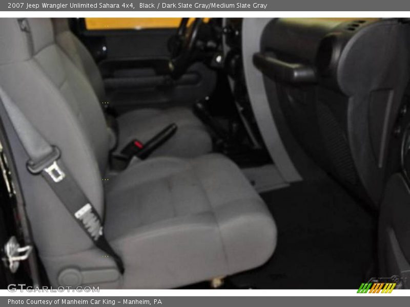 Black / Dark Slate Gray/Medium Slate Gray 2007 Jeep Wrangler Unlimited Sahara 4x4