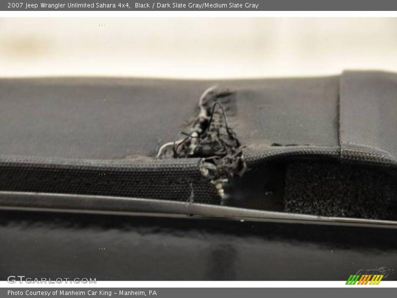 Black / Dark Slate Gray/Medium Slate Gray 2007 Jeep Wrangler Unlimited Sahara 4x4