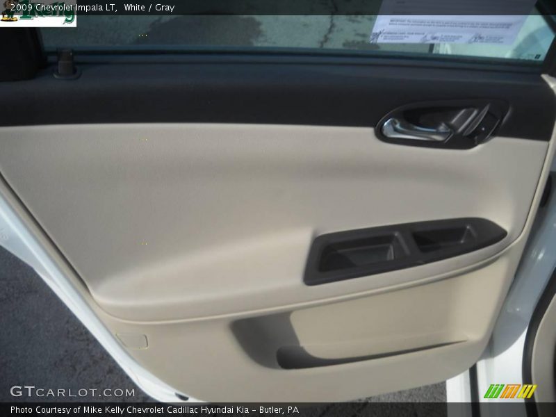 White / Gray 2009 Chevrolet Impala LT