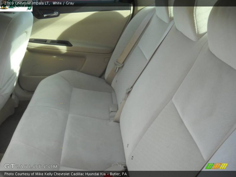 White / Gray 2009 Chevrolet Impala LT