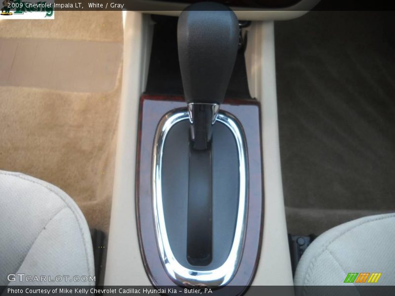 White / Gray 2009 Chevrolet Impala LT