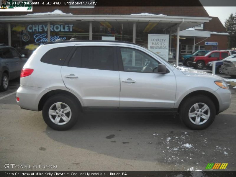 Bright Silver / Gray 2009 Hyundai Santa Fe GLS 4WD