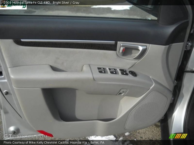Bright Silver / Gray 2009 Hyundai Santa Fe GLS 4WD