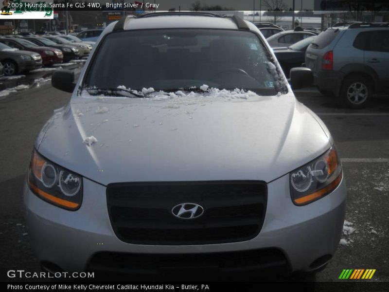 Bright Silver / Gray 2009 Hyundai Santa Fe GLS 4WD