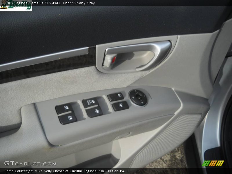 Bright Silver / Gray 2009 Hyundai Santa Fe GLS 4WD