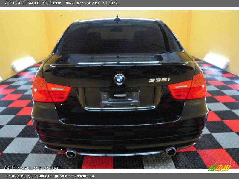 Black Sapphire Metallic / Black 2009 BMW 3 Series 335xi Sedan