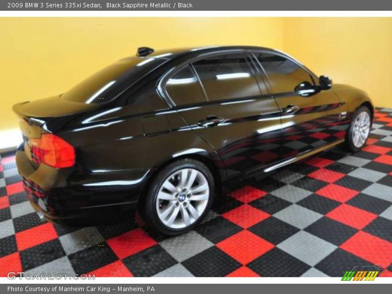 Black Sapphire Metallic / Black 2009 BMW 3 Series 335xi Sedan